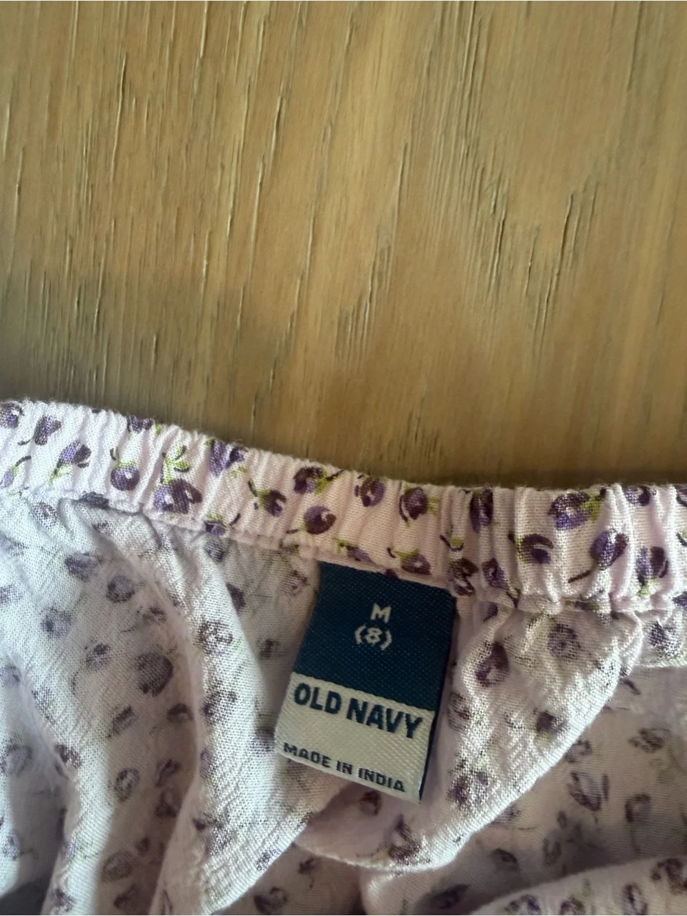 Old Navy Light Pink Floral Off-Shoulder One-Piece Romper